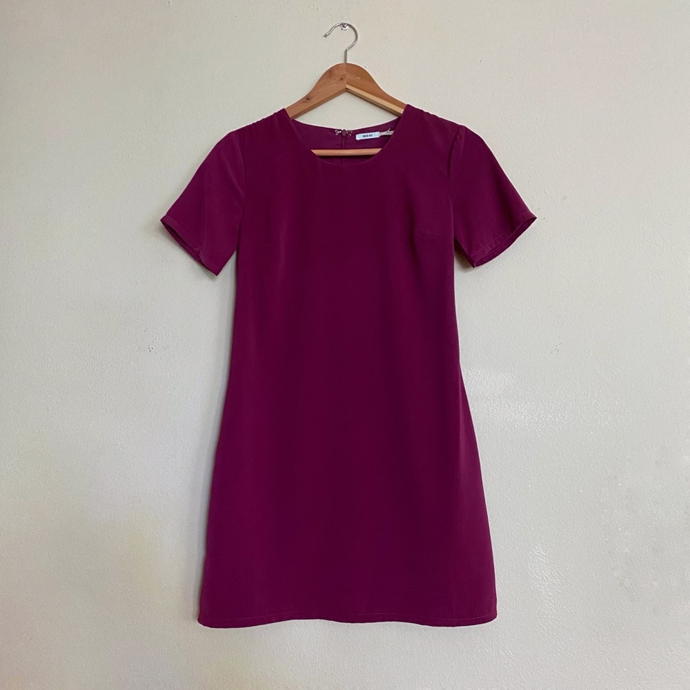 Purple mini dress